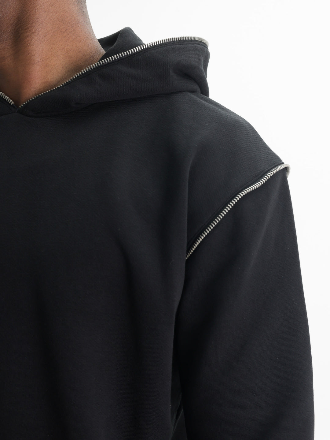 Massimo Sabbadin Sweater With Hood Black