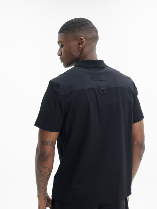 Moose Knuckles Golfer Zip Pockt  Coll Black