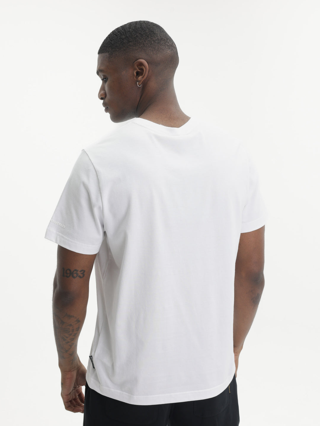 Moose Knuckles T-Shirt Small Black Logo White