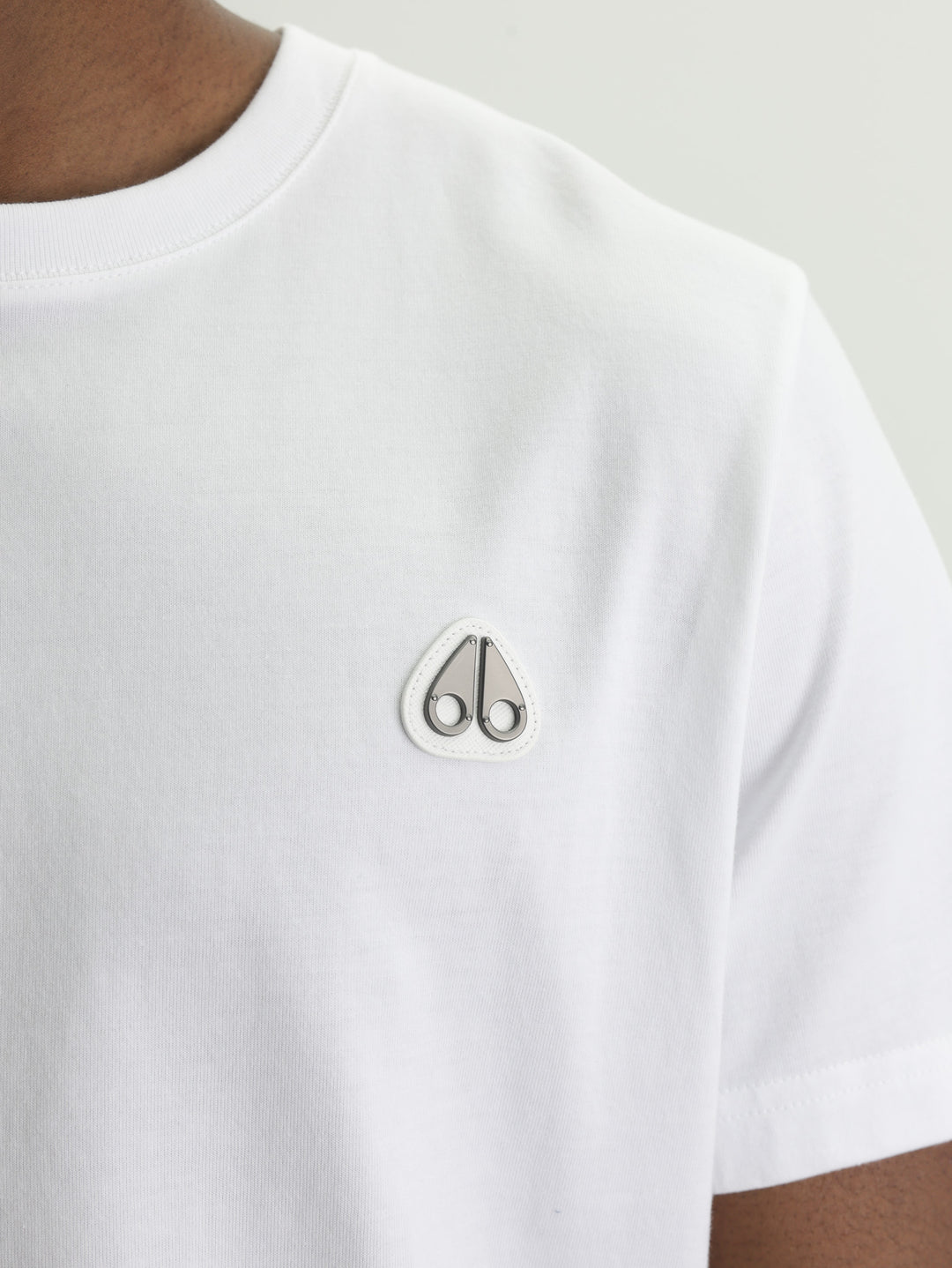 Moose Knuckles T-Shirt Small Black Logo White