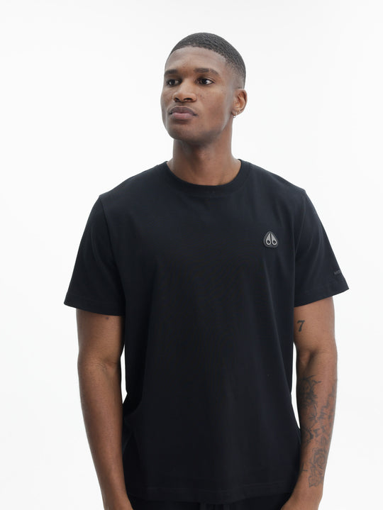 Moose Knuckles T-Shirt Small Logo Black