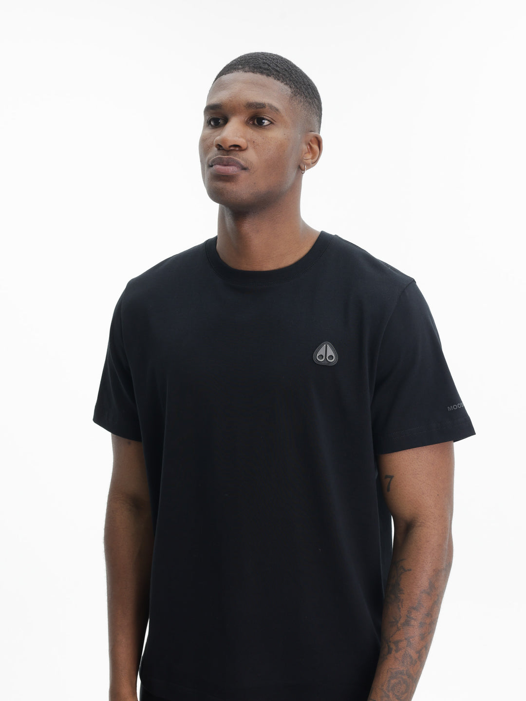 Moose Knuckles T-Shirt Small Logo Black