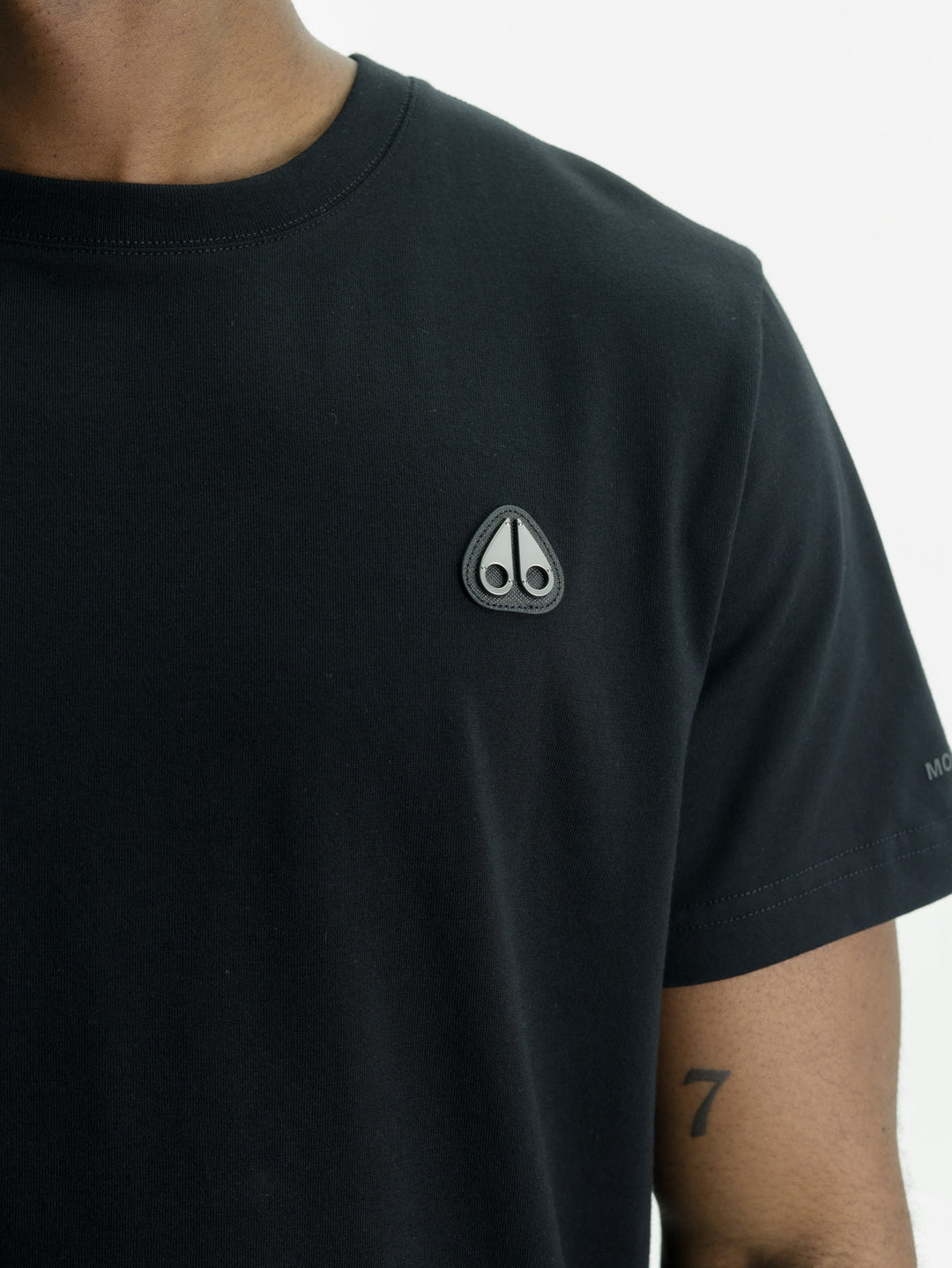 Moose Knuckles T-Shirt Small Logo Black