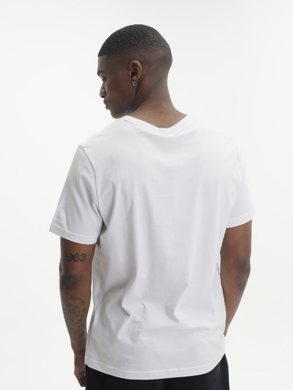 Moose Knuckles T-Shirt Mk Blk Text Prnt White