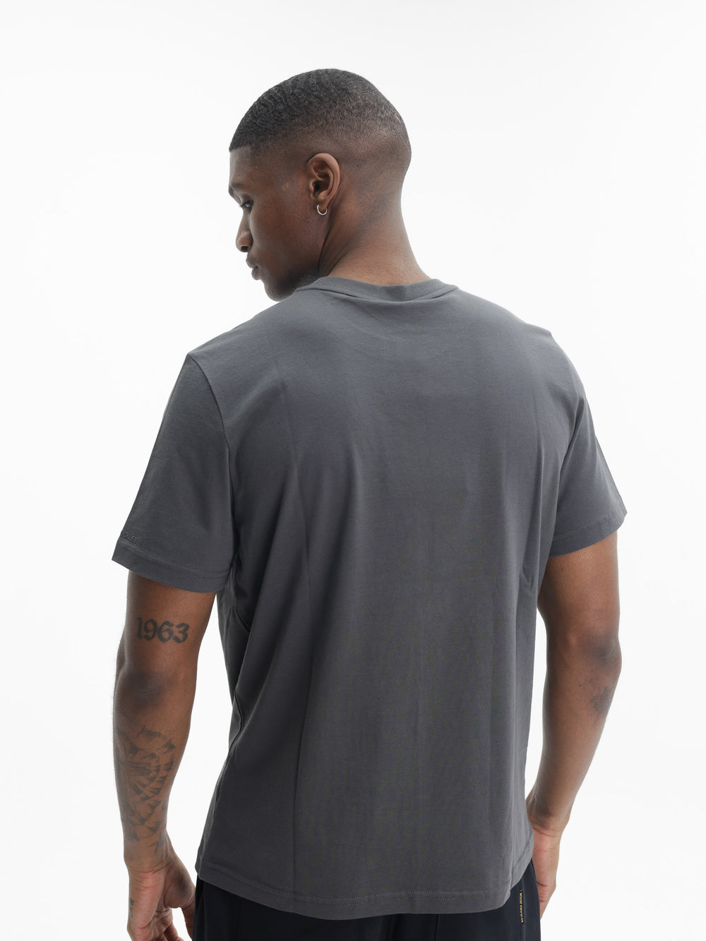 Moose Knuckles T-Shirt Rd Line Logo Grey