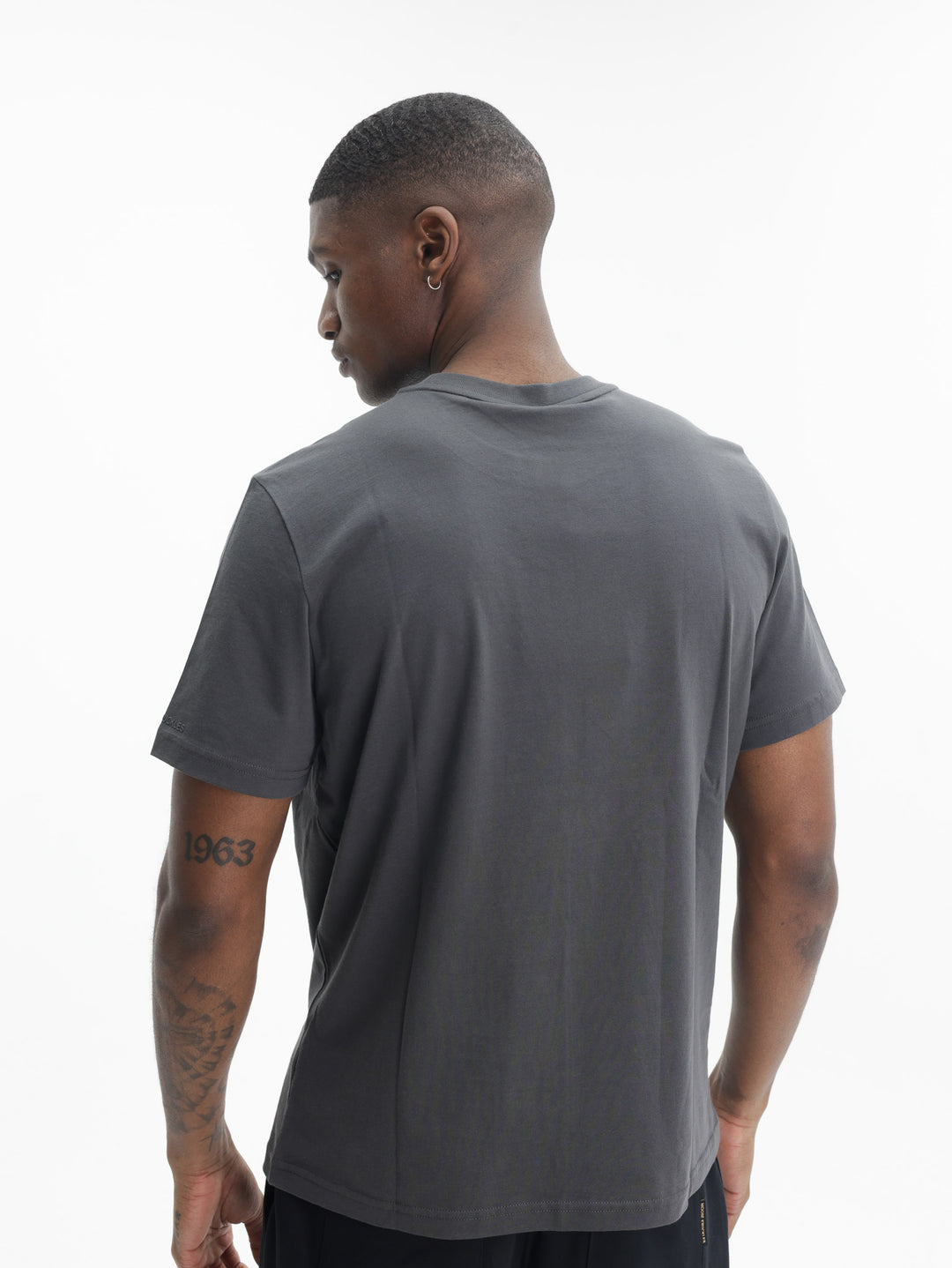 Moose Knuckles T-Shirt Rd Line Logo Grey