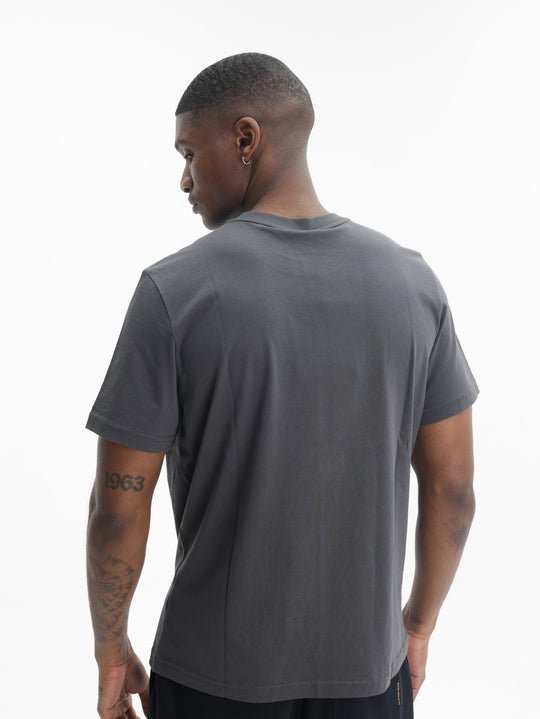 Moose Knuckles T-Shirt Rd Line Logo Grey