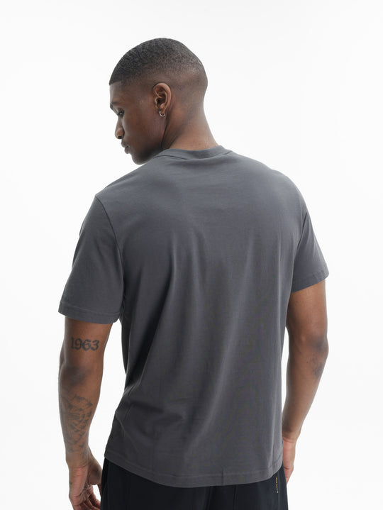 Moose Knuckles T-Shirt Rd Logo Prnt Ash Grey