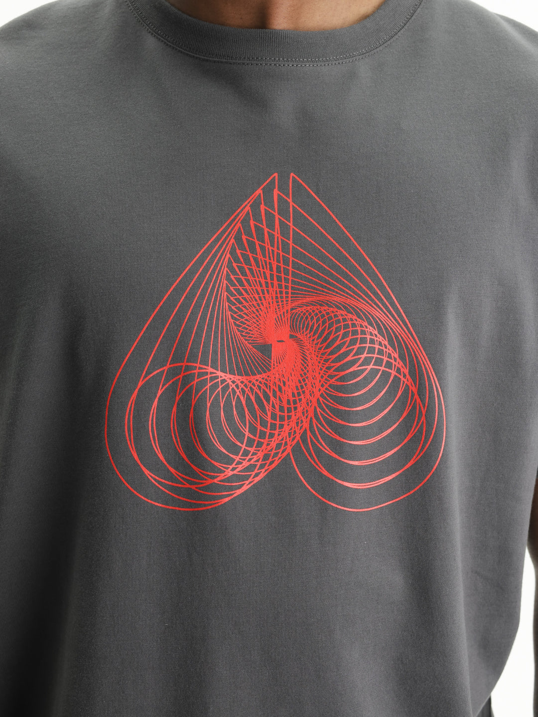 Moose Knuckles T-Shirt Rd Logo Prnt Ash Grey