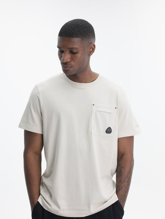 Moose Knuckles T-Shirt Blk Small Logo White