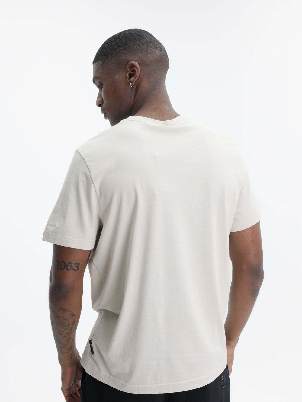 Moose Knuckles T-Shirt Blk Small Logo White
