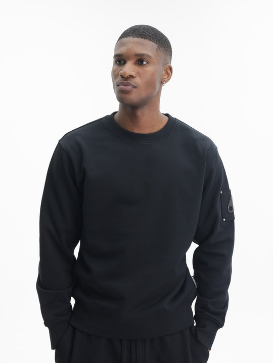 Moose Knuckles Sweater Sleeve Logo Black