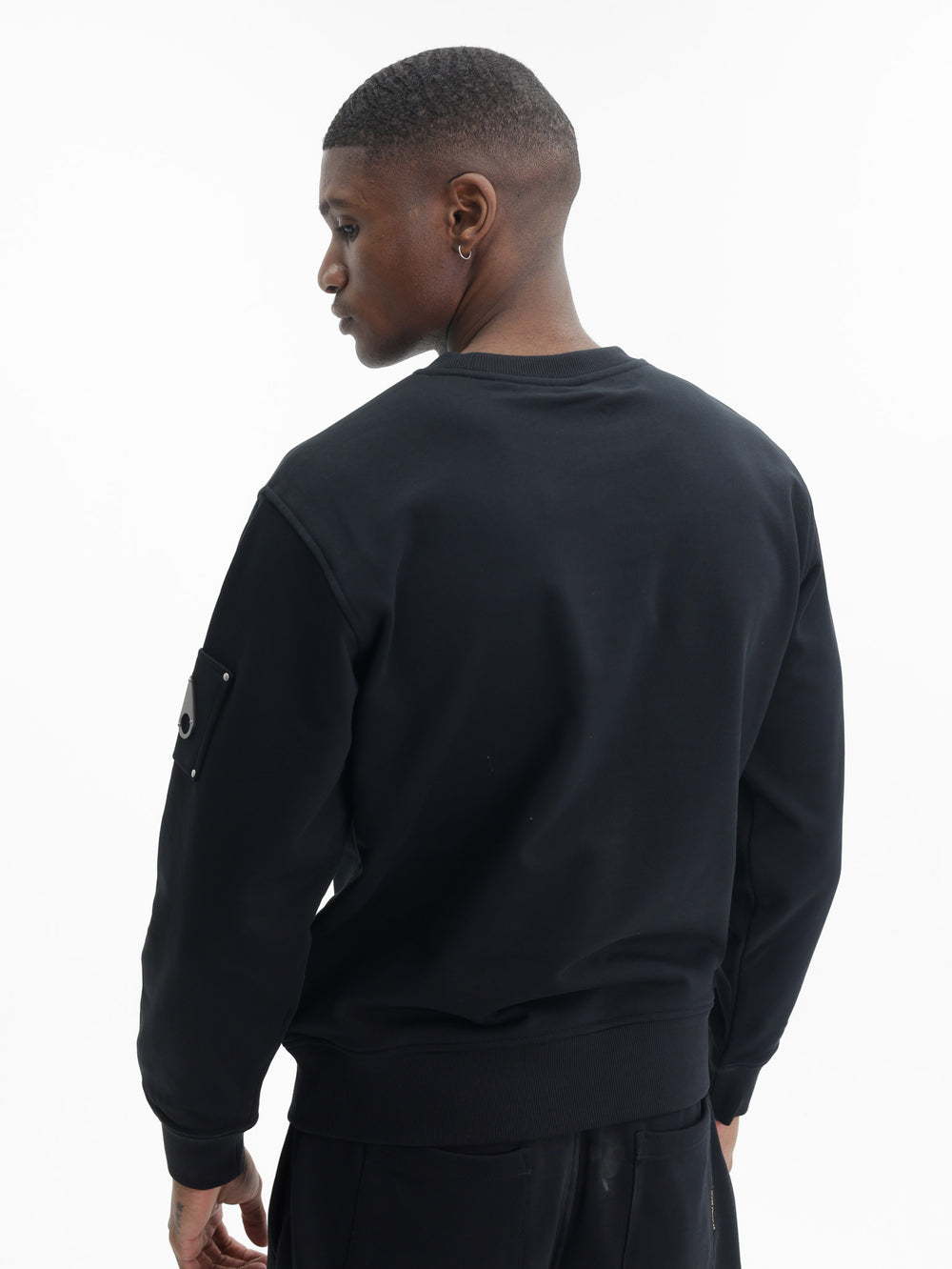 Moose Knuckles Sweater Sleeve Logo Black
