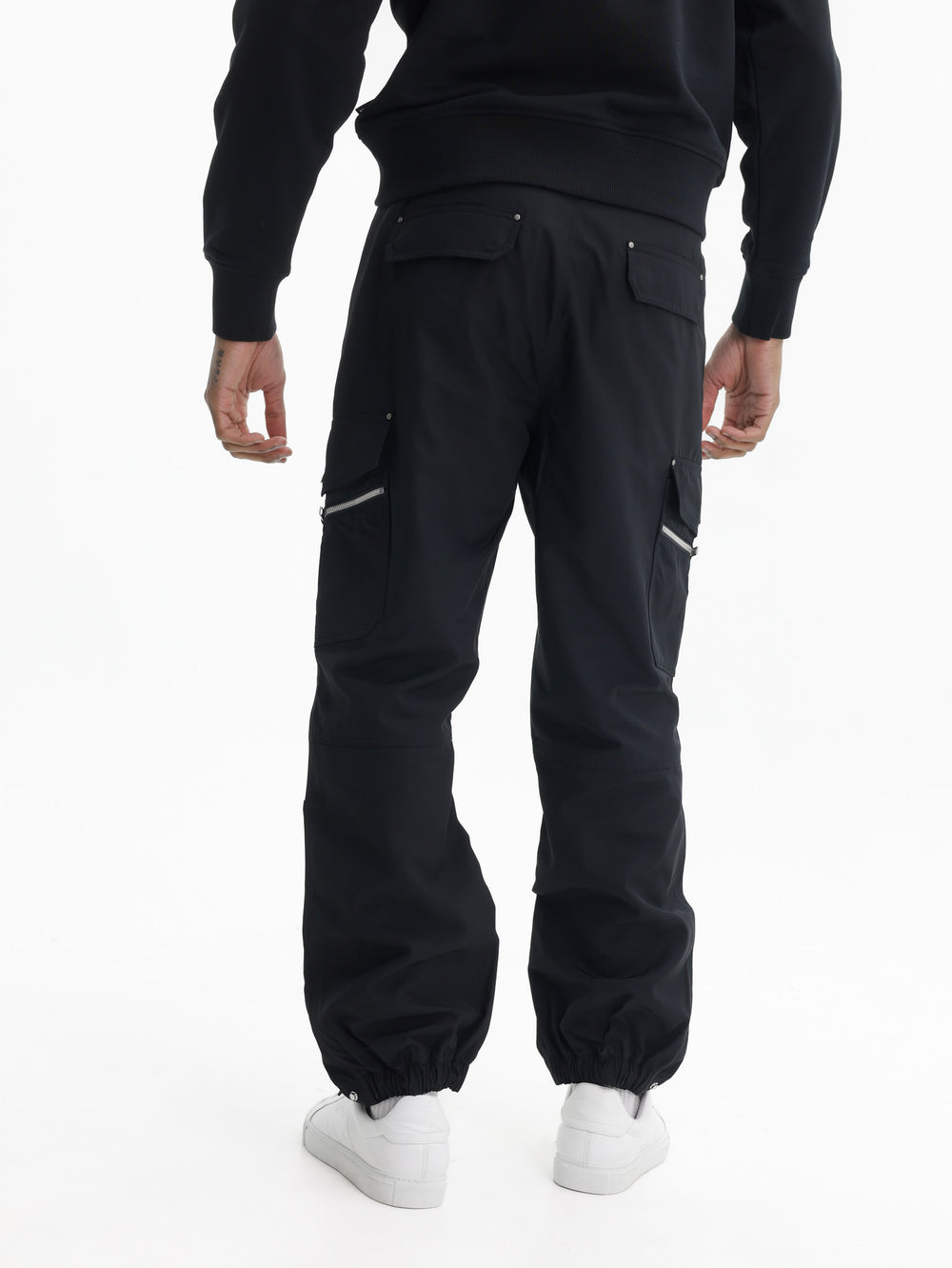 Moose Knuckles Pants Pocket Logo Black