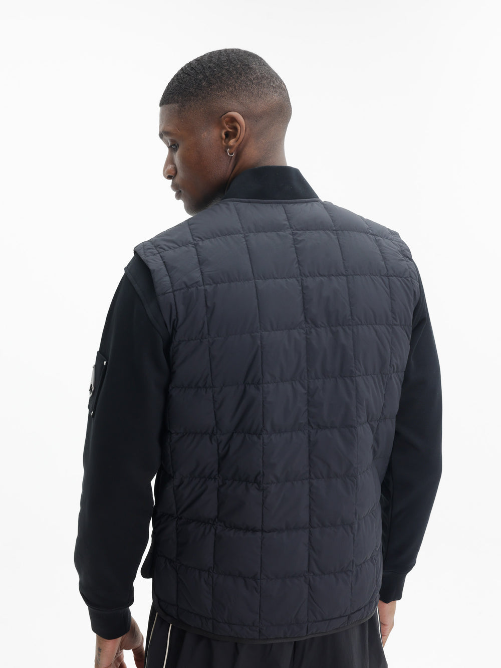 Moose Knuckles Jacket Small Silv Logo Black