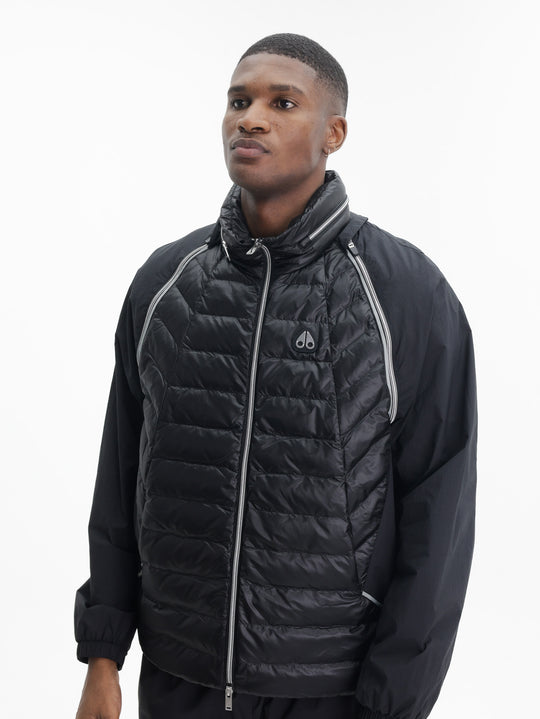 Moose Knuckles Jacket Chest Small Logo Black