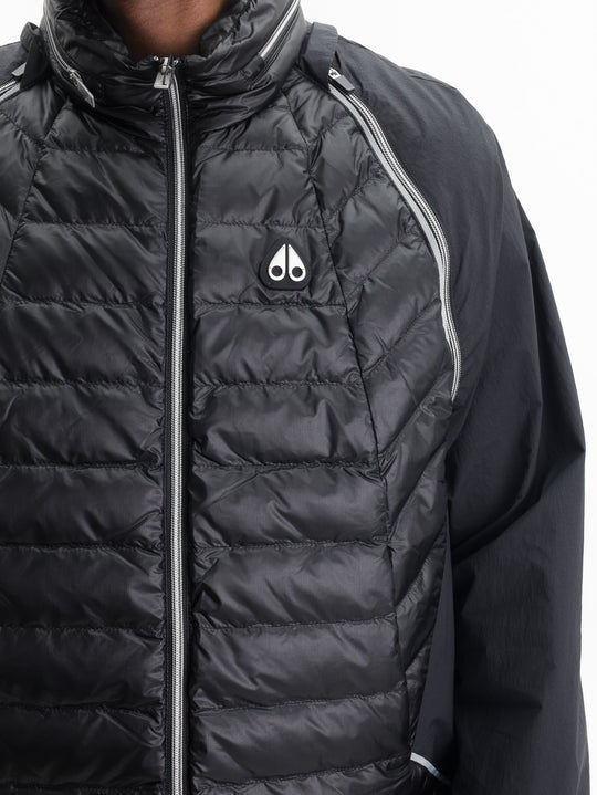 Moose Knuckles Jacket Chest Small Logo Black