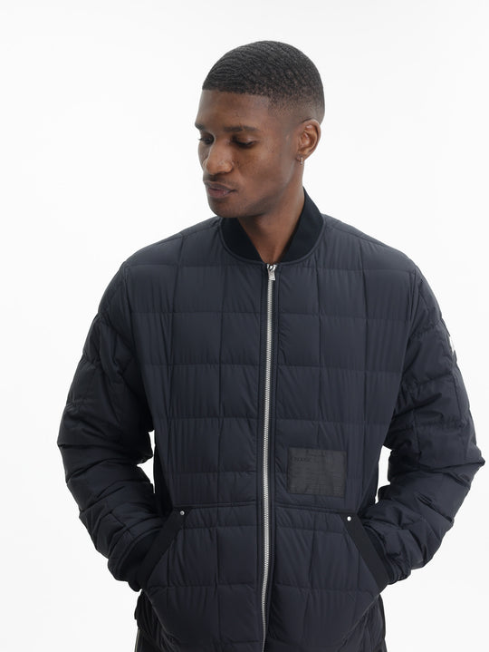 Moose Knuckles Jacket Padded Zip Collar Black