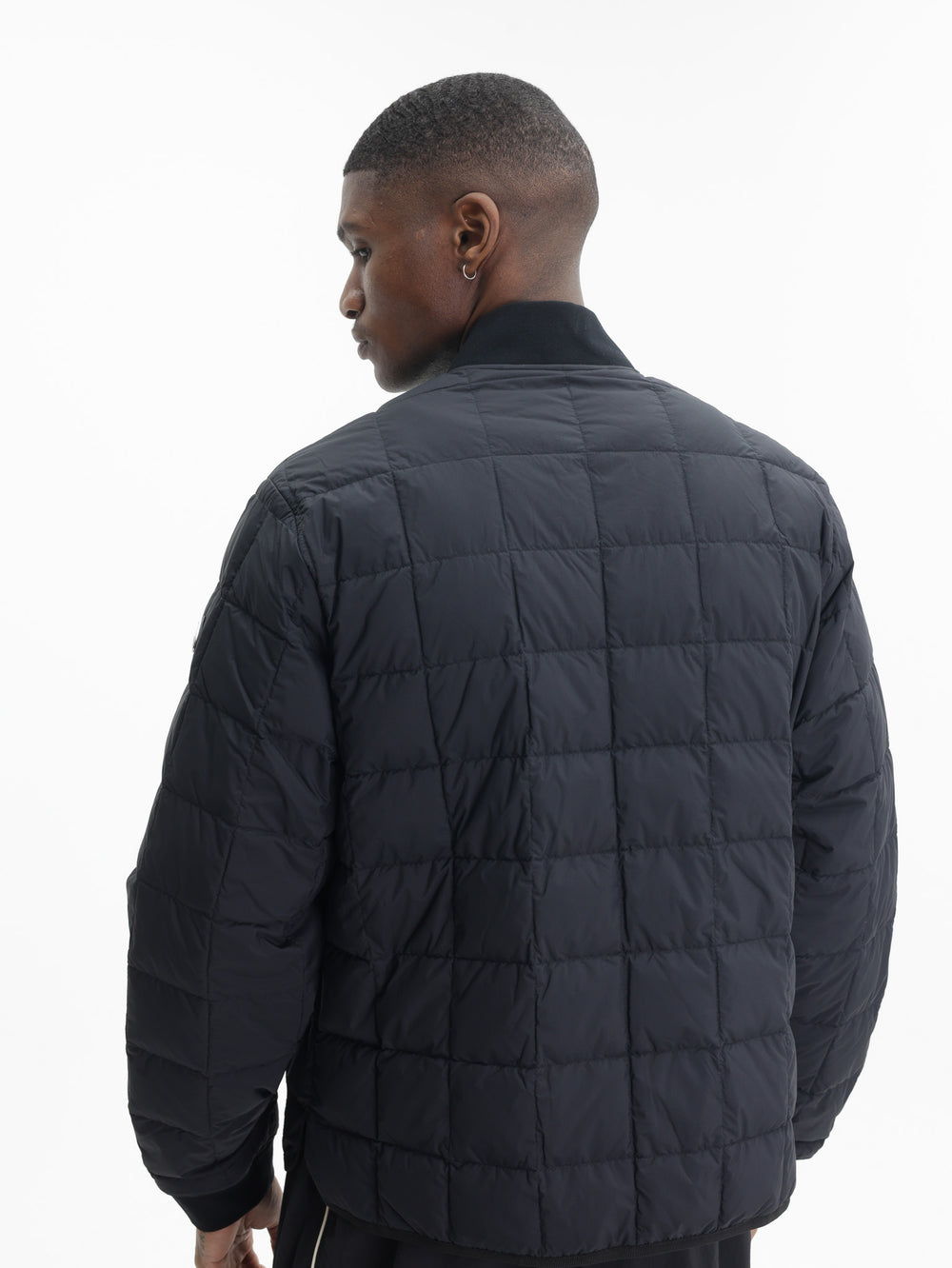 Moose Knuckles Jacket Padded Zip Collar Black
