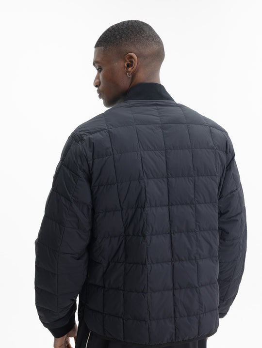 Moose Knuckles Jacket Padded Zip Collar Black
