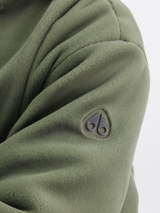 Moose Knuckles Jacket Cuffed Sleeve Zip Olive