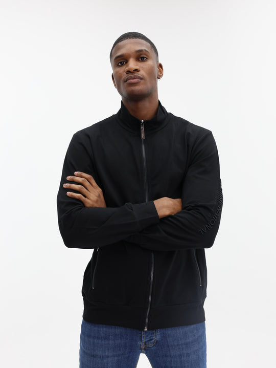 Costume National Hoodie Felpa Aperta Black