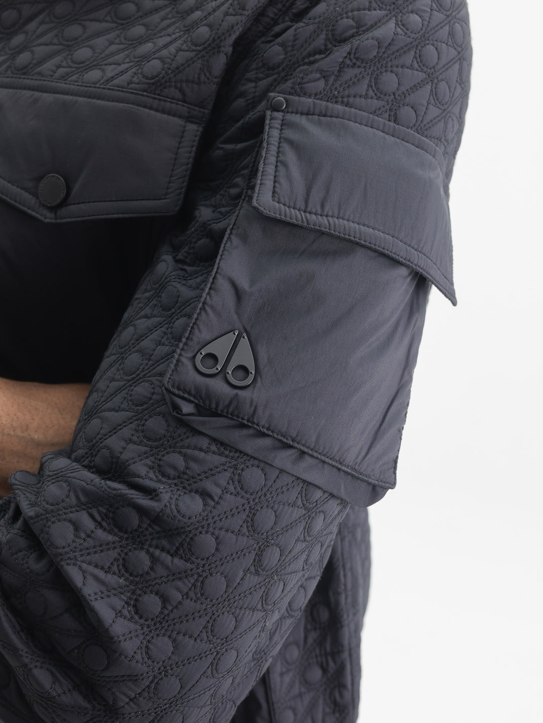 Moose Knuckles Jacket Double B Pocket Black