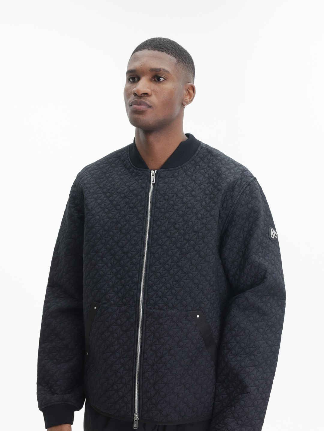 Moose Knuckles Jacket Zip Cuffed  Black