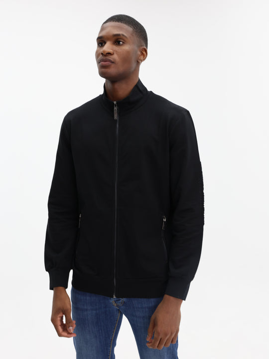 Costume National Hoodie Felpa Aperta Black
