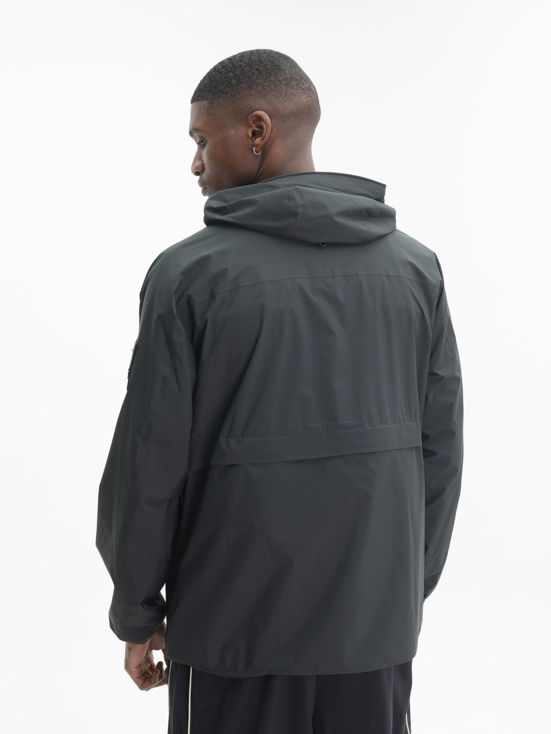 Moose Knuckles Jacket Mk Belt Tag Hood Zip Black