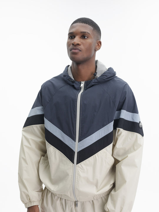 Moose Knuckles Jacket Wht L Blu Navy  Zip Multi Colour