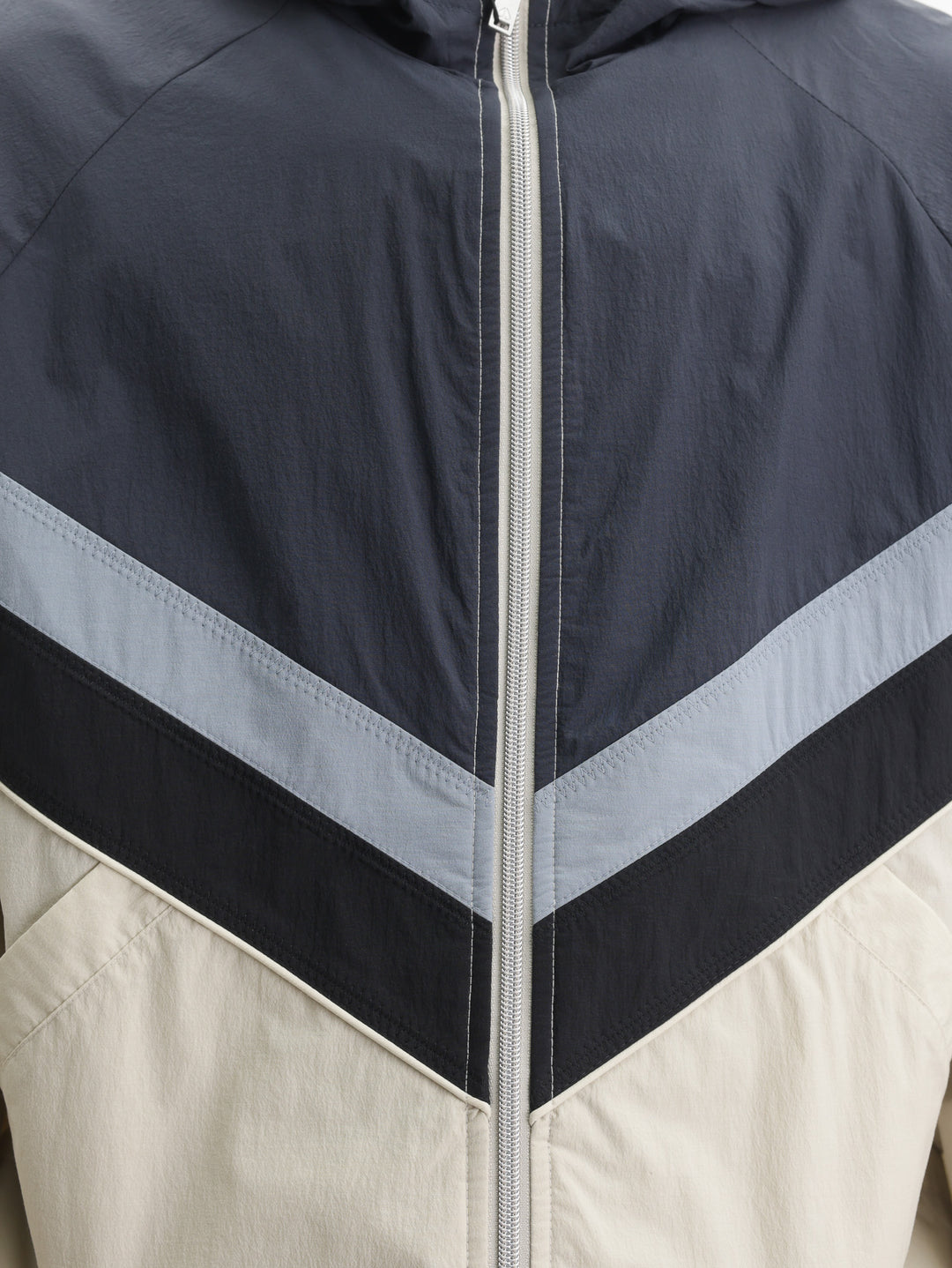 Moose Knuckles Jacket Wht L Blu Navy  Zip Multi Colour