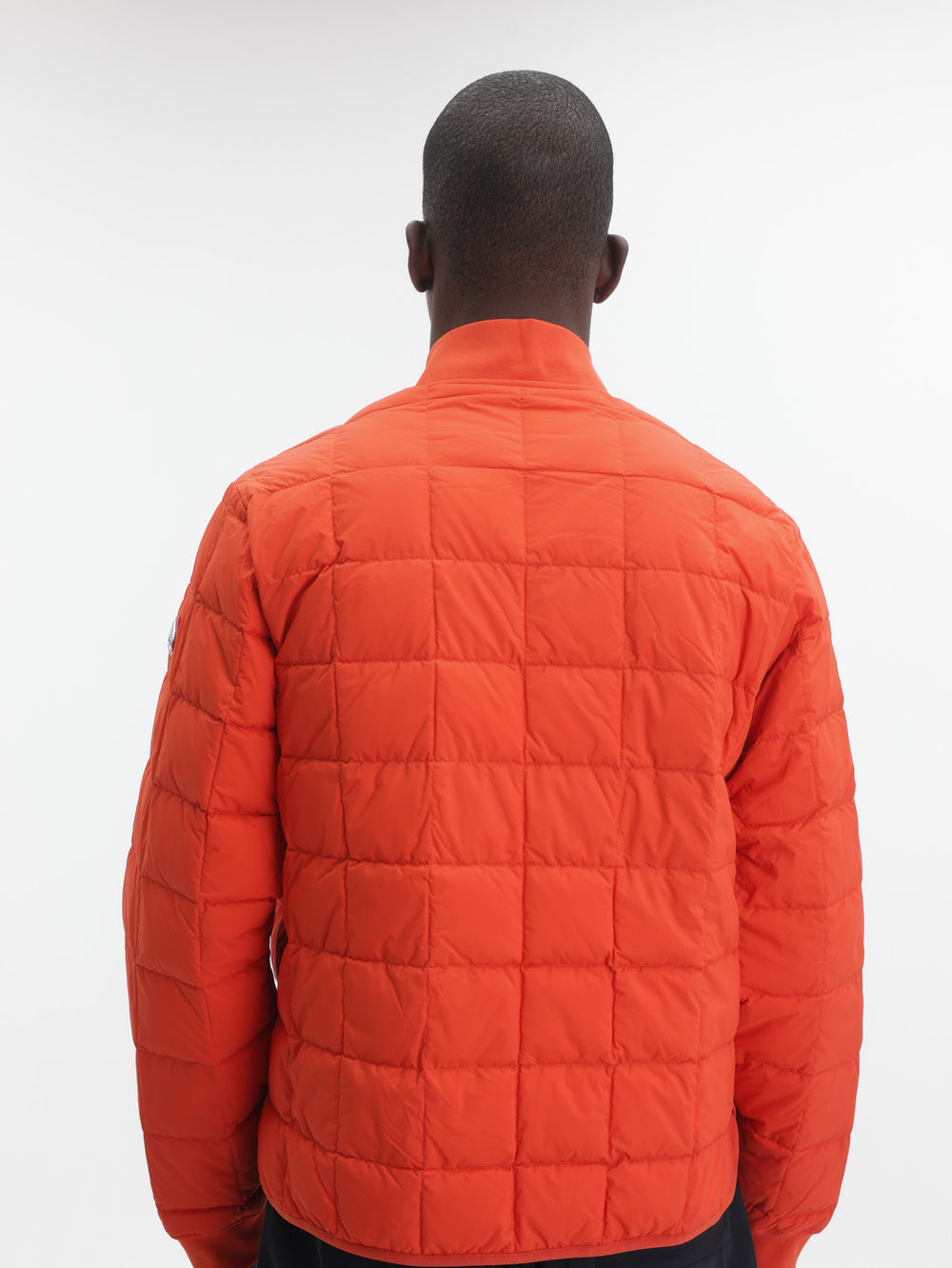 Moose Knuckles Jacket Padded Zip Collar Red