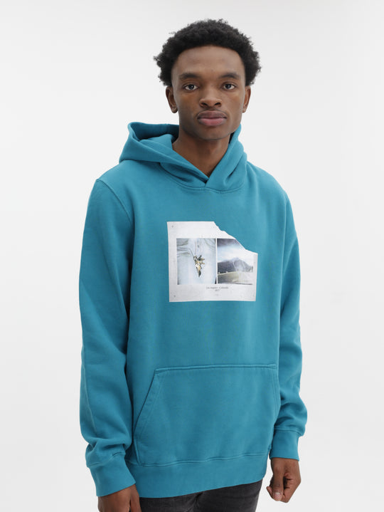 Zadig & Voltaire Sweater Hooded Sanchi Mo Photoprint Blue