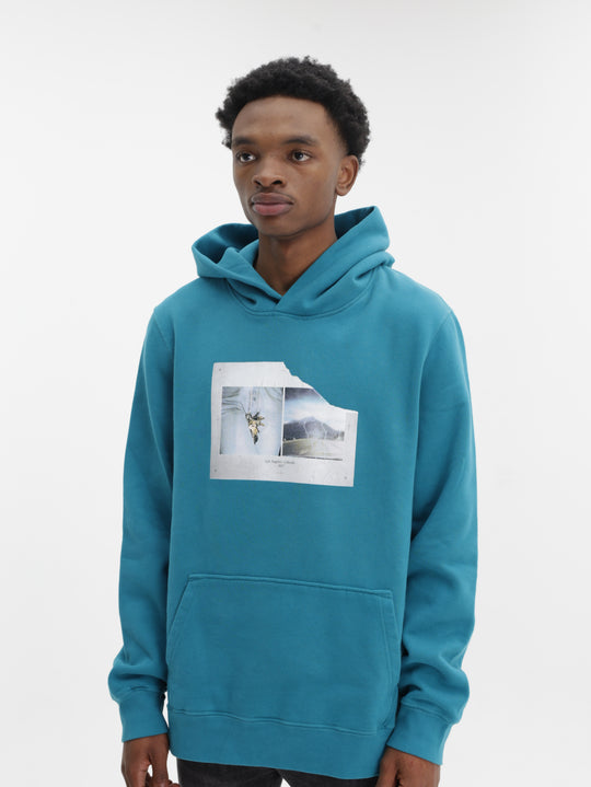 Zadig & Voltaire Sweater Hooded Sanchi Mo Photoprint Blue