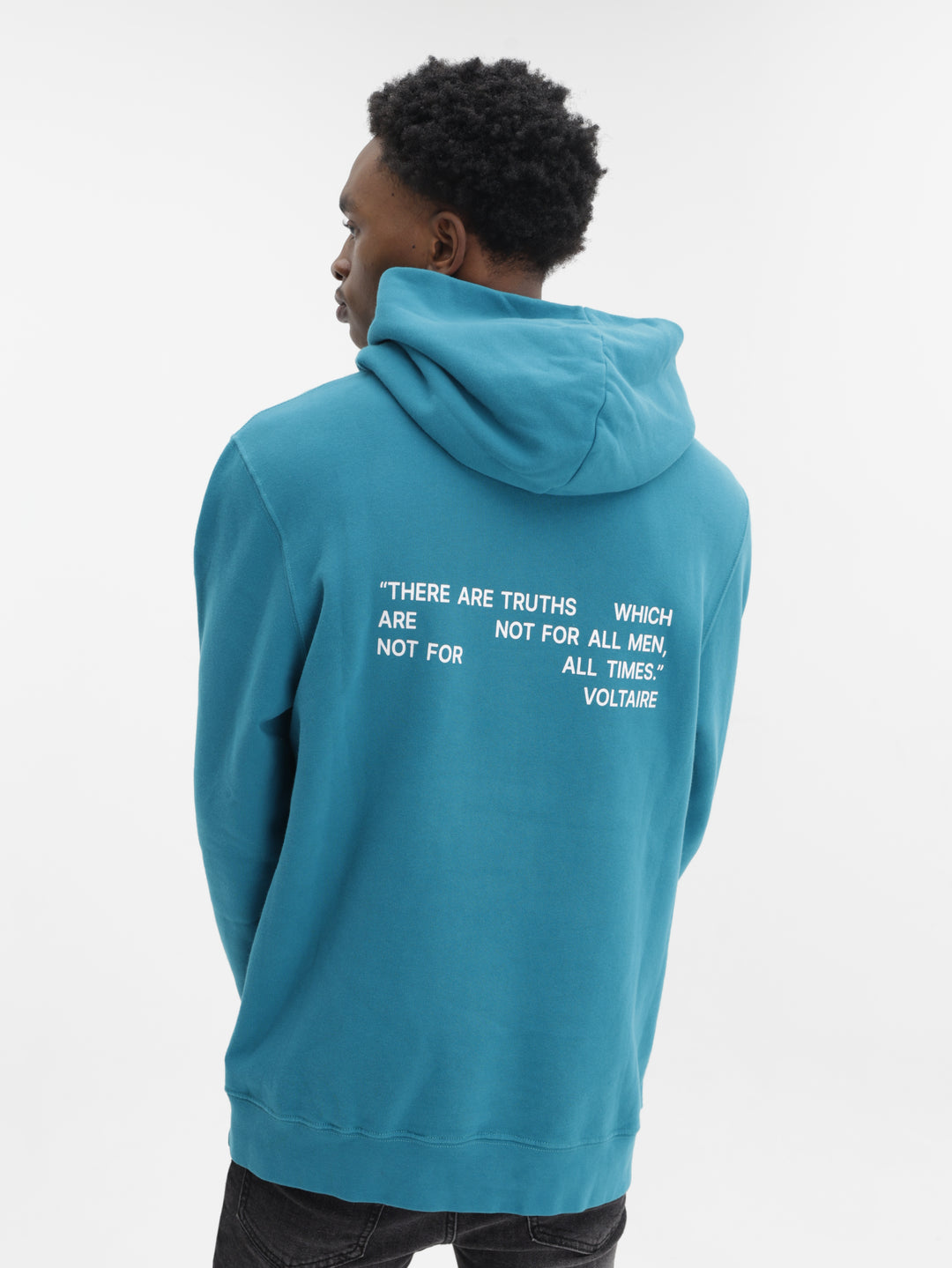 Zadig & Voltaire Sweater Hooded Sanchi Mo Photoprint Blue