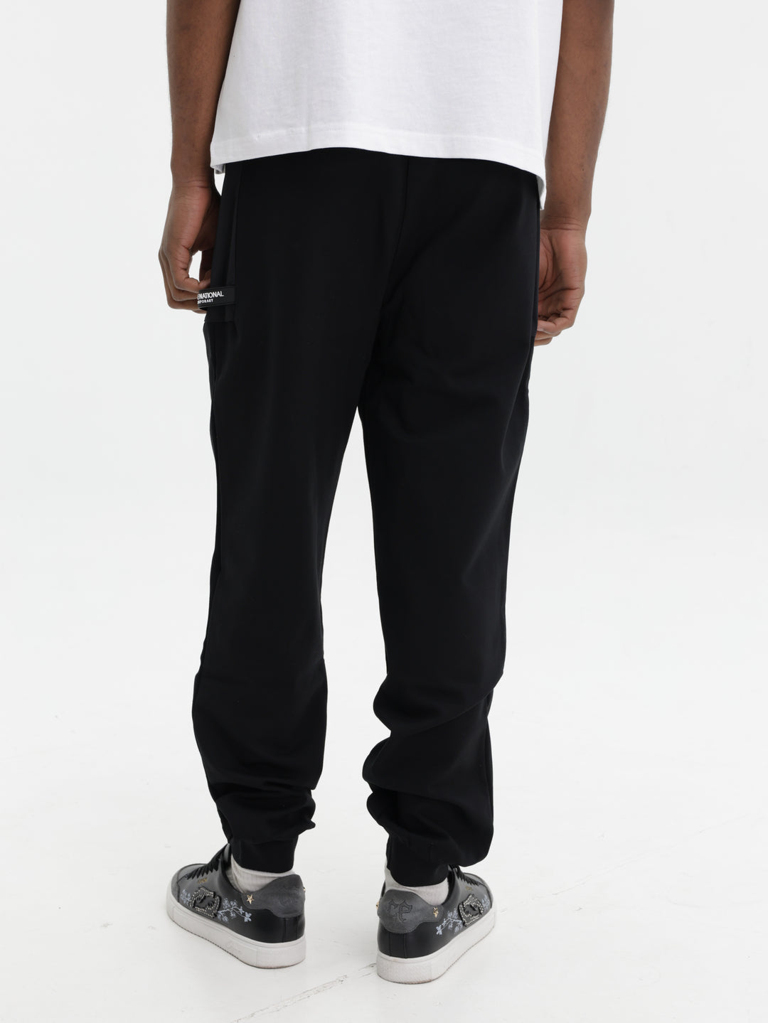 Costume National Pants Pantafelpa  Black