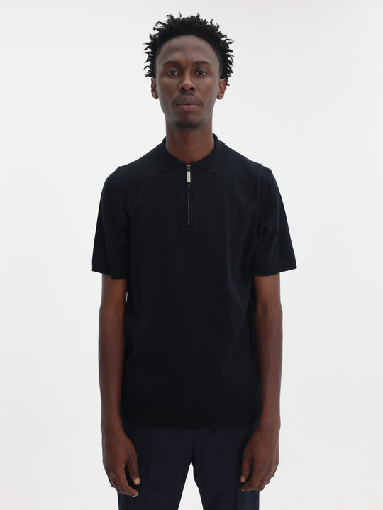 Costumer National Golfer Maglieria Maglia Polo Black
