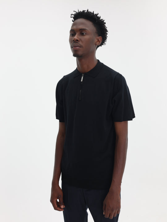 Costumer National Golfer Maglieria Maglia Polo Black