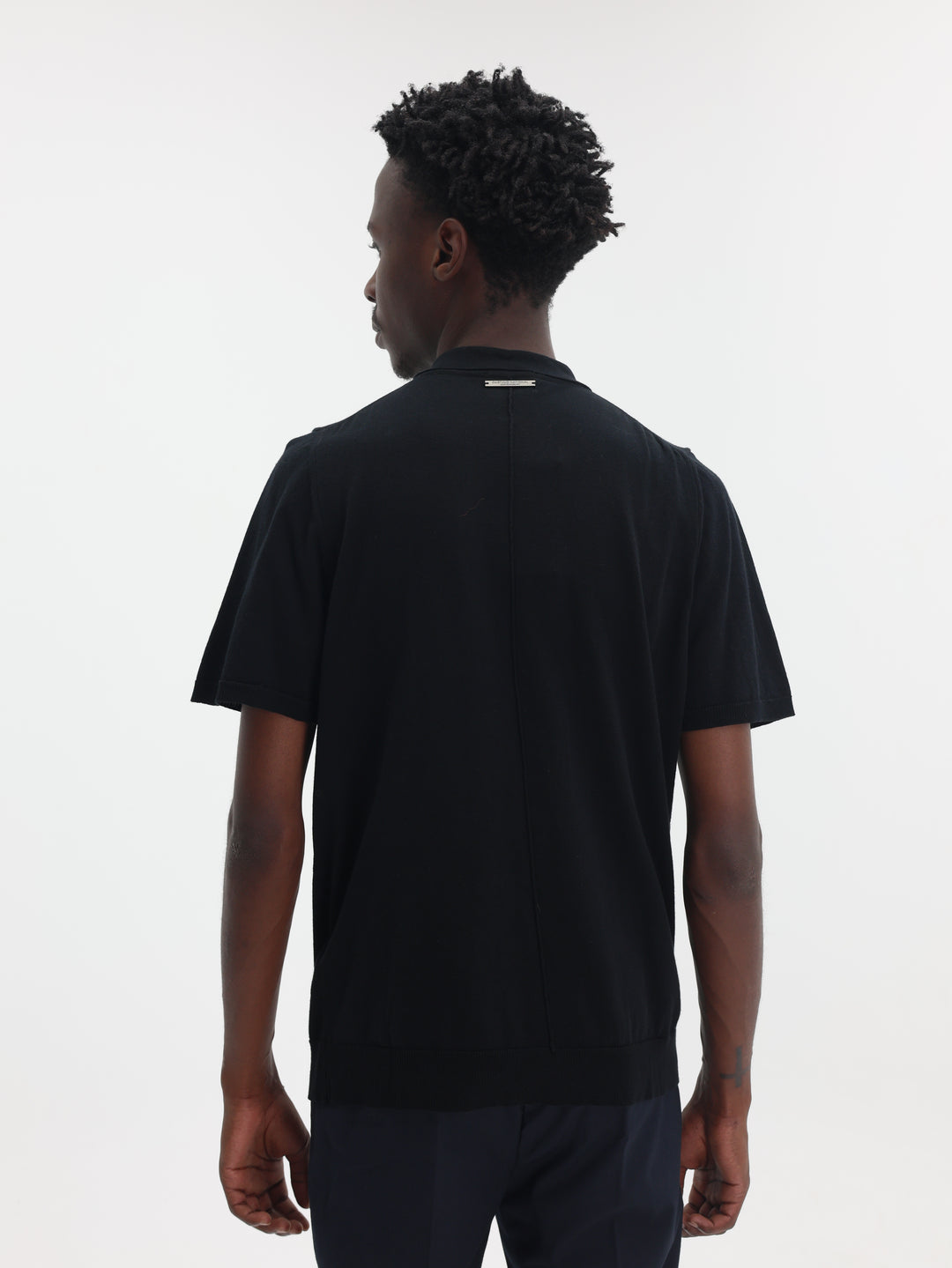 Costumer National Golfer Maglieria Maglia Polo Black