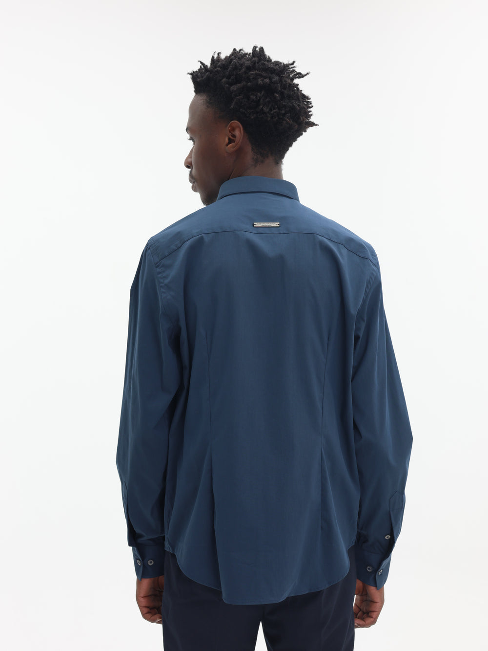 Costume National Shirt Camicia Blu Navy Navy