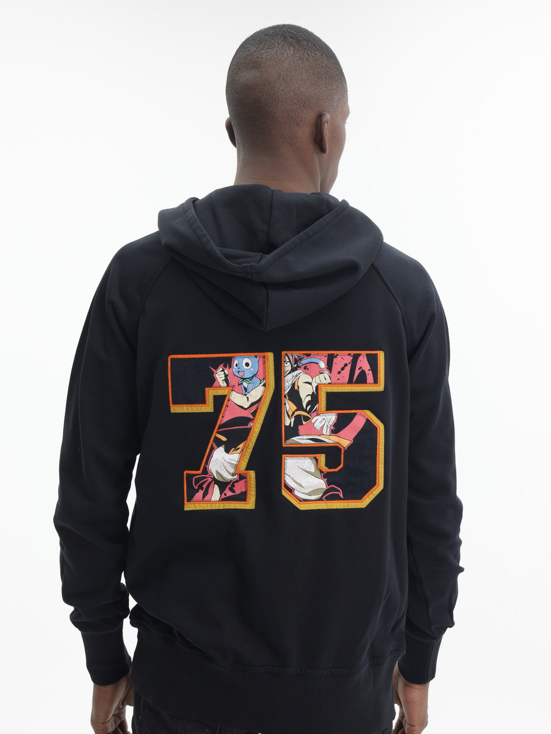 Massimo Hoodie Logo Black-Yellow-White