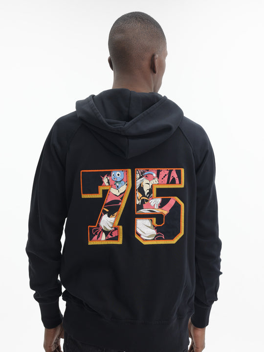 Massimo Hoodie Logo Black-Yellow-White
