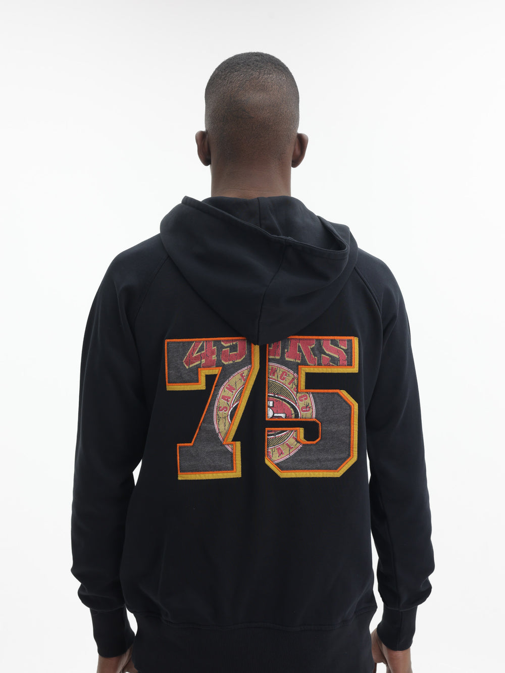 Massimo Hoodie Logo Grey-Yellow-Black