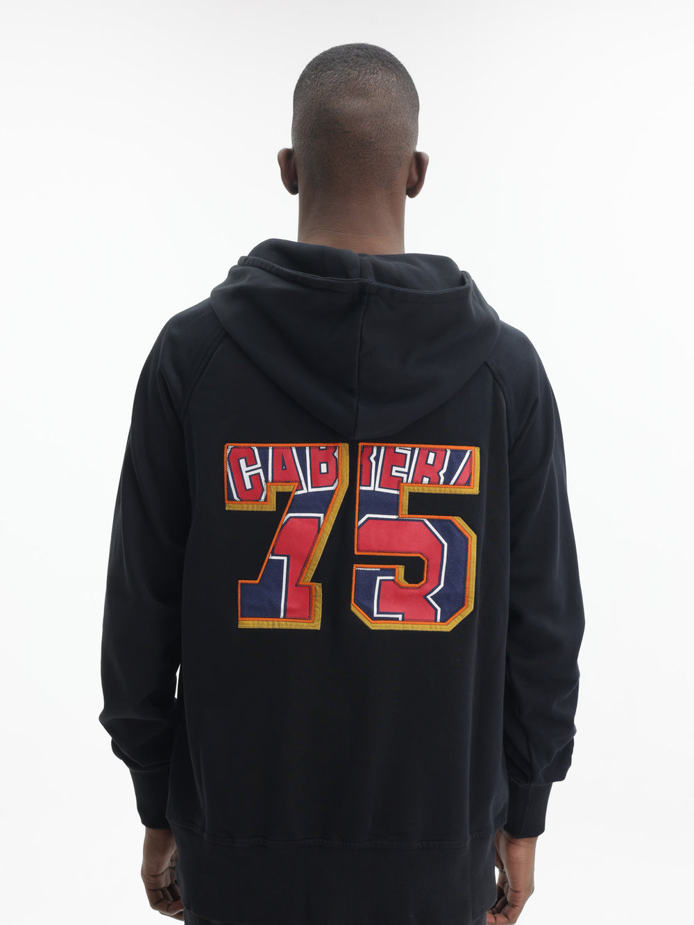 Massimo Hoodie Bold Logo Black-Yellow-White