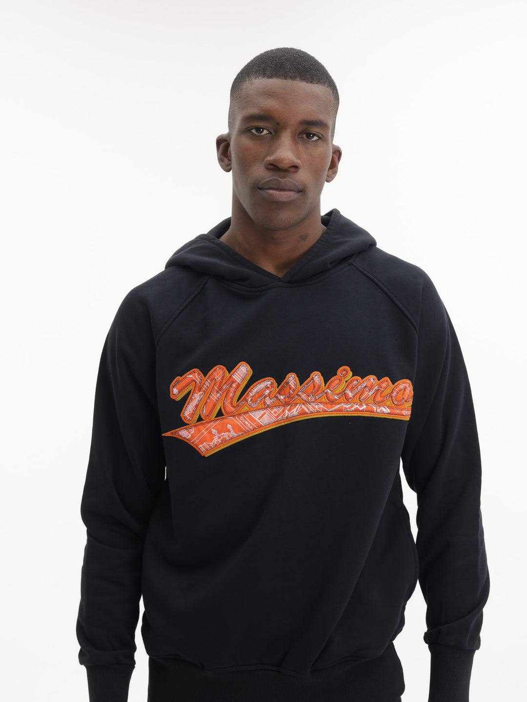 Massimo Hoodie Logo Yellow-Red-White-Black