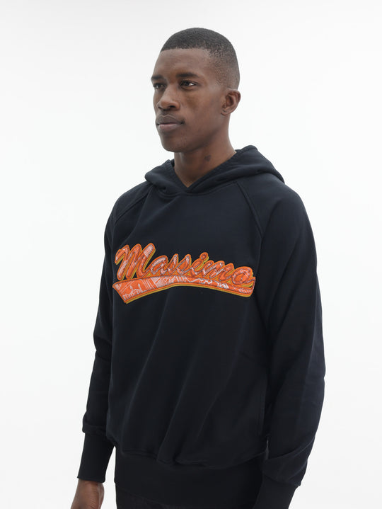 Massimo Hoodie Logo Yellow-Red-White-Black