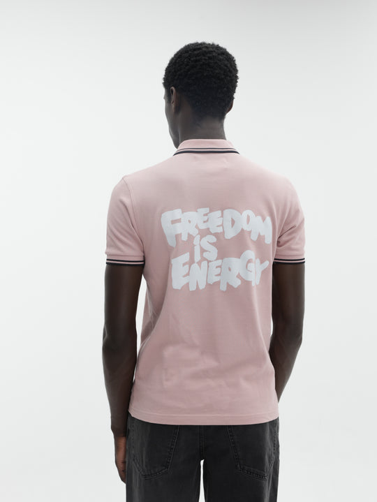 Comme Des Garcons Golfer Embroidered Logo Pink