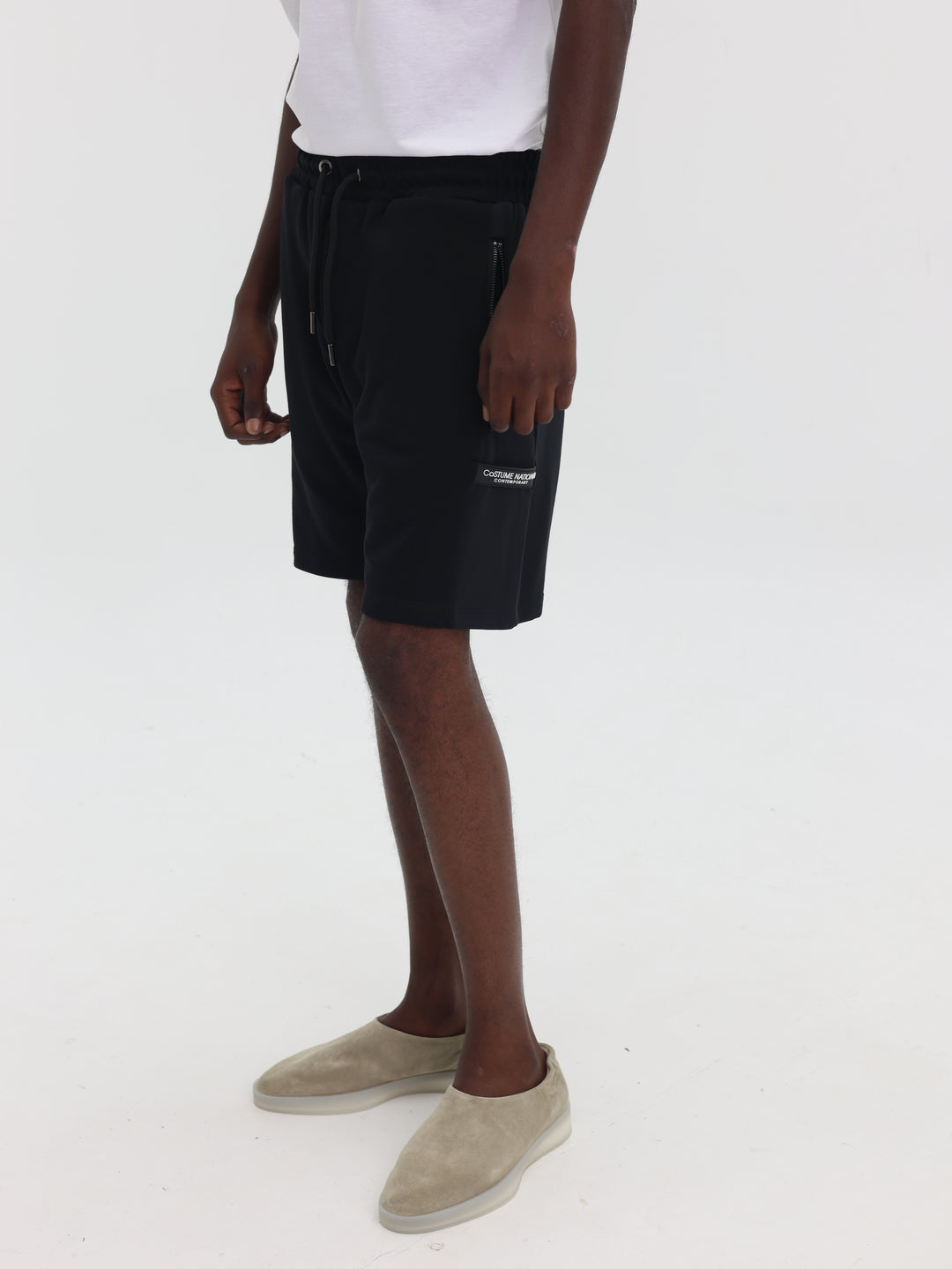 Costume National Shorts Bermuda Felpa Black