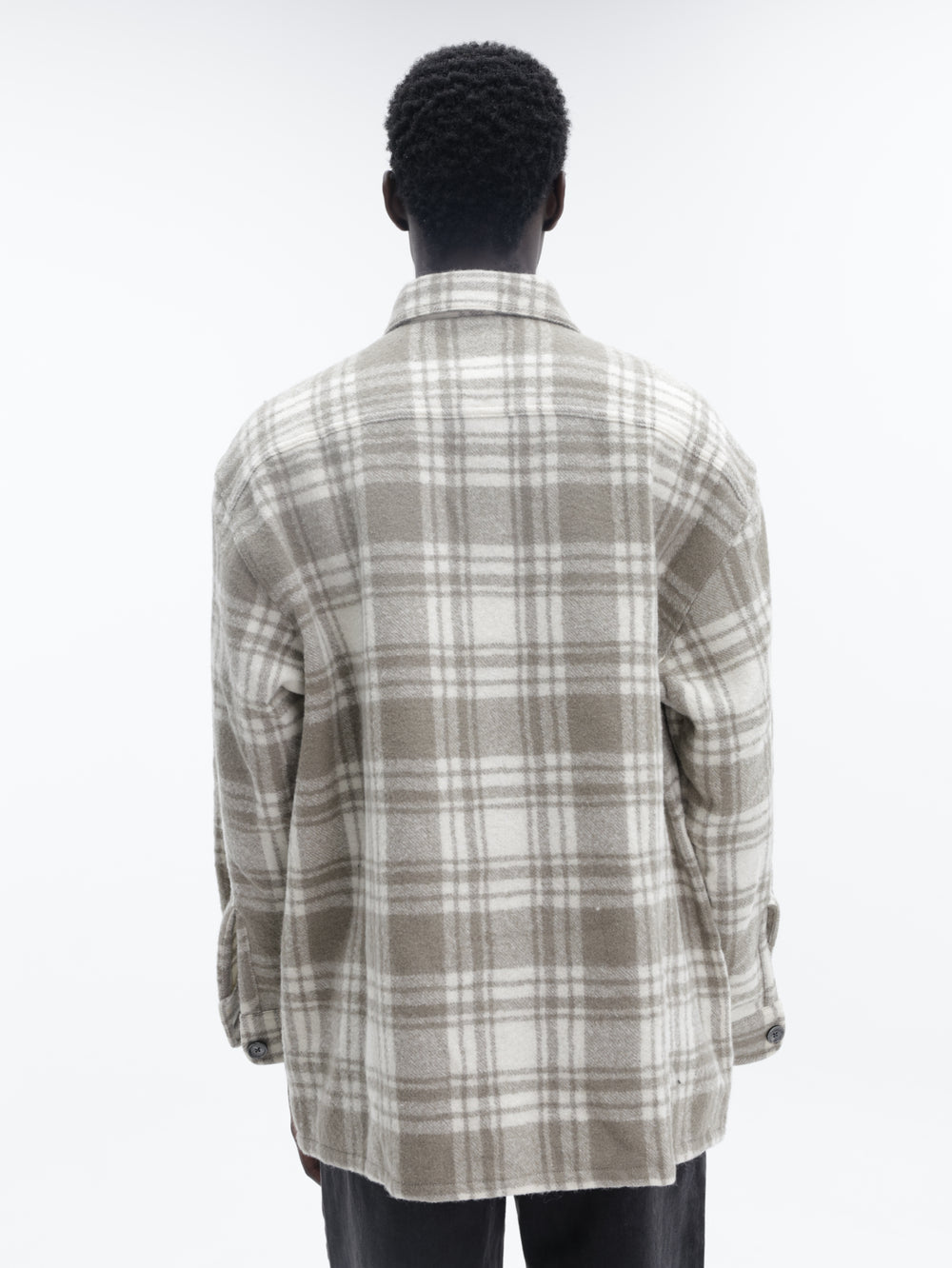 Ami Shirt Checkered Grey-White